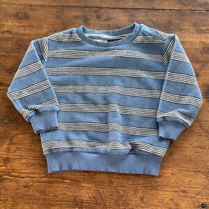Volcom Blue Striped Crewneck Sweater